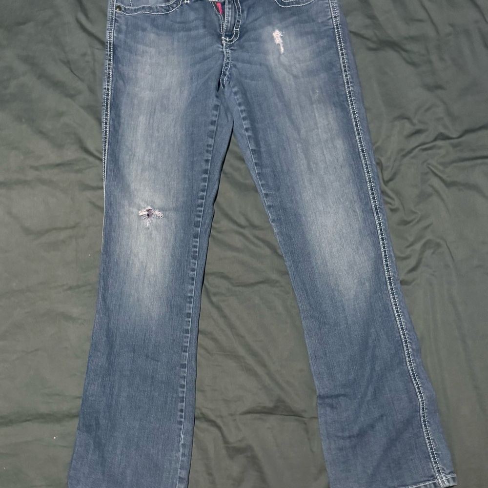 Wrangler Women's Straight Leg Blue Jeans